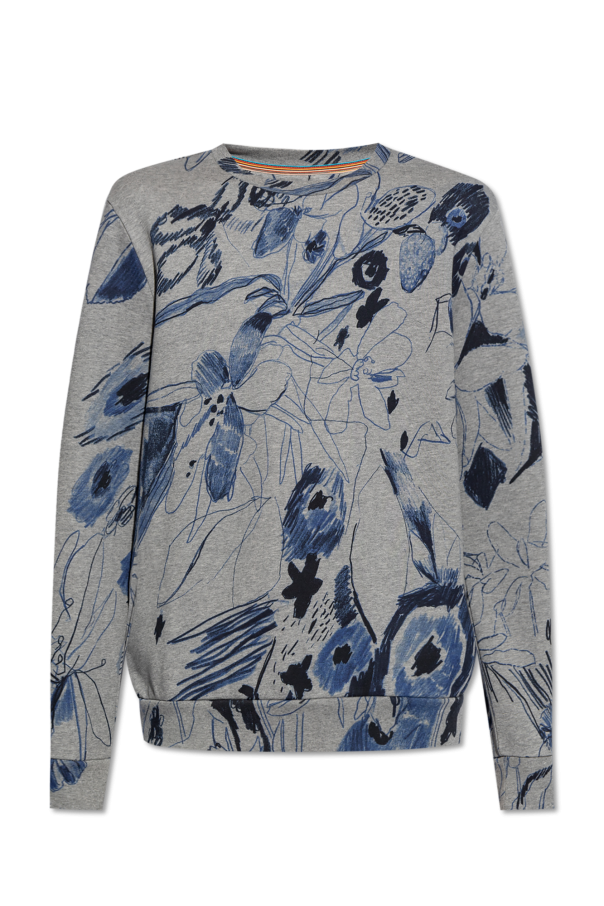 Grey Floral pattern sweatshirt Paul Smith Vitkac GB